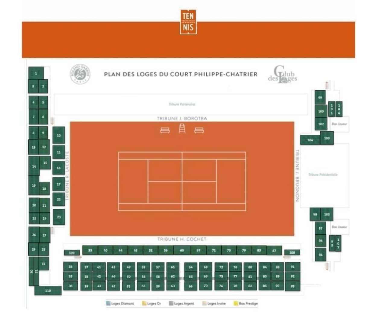 2024 French Open Tickets Philippe Chatrier Seating Guide Roland